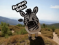 Preview: ToiBra Archibald Toilettenpapierhalter Zebra WC