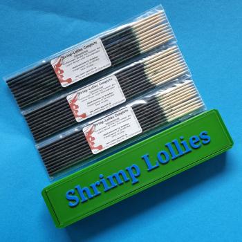 Shrimp-Lollies-Box mit Complete-Set