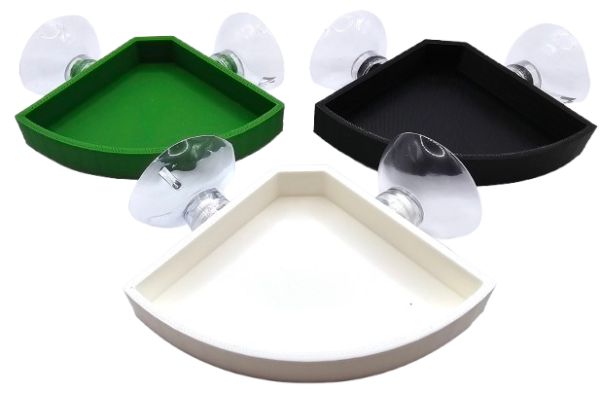 Futter-Schale mit Saugnapf (Ecke abgerundet)