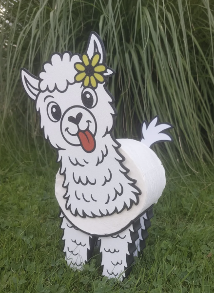 ToiPaka – WC Alpaka Toilettenpapier-Tier