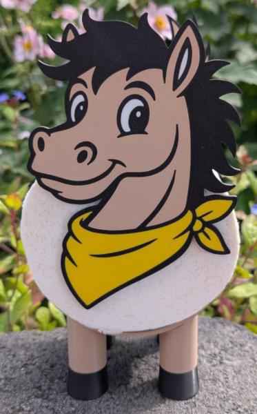 ToiHottehü Toilettenpapierhalter Pferd WC Bad